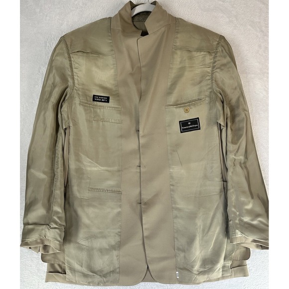 Emernegildo Zigna US 52 L Mens Sports Jacket Blazer 100 Wool Worsted - Picture 5 of 13